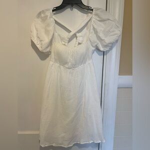 White baby doll dress from Princess Polly- size 4